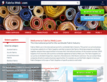 Tablet Screenshot of fabricsweb1.com